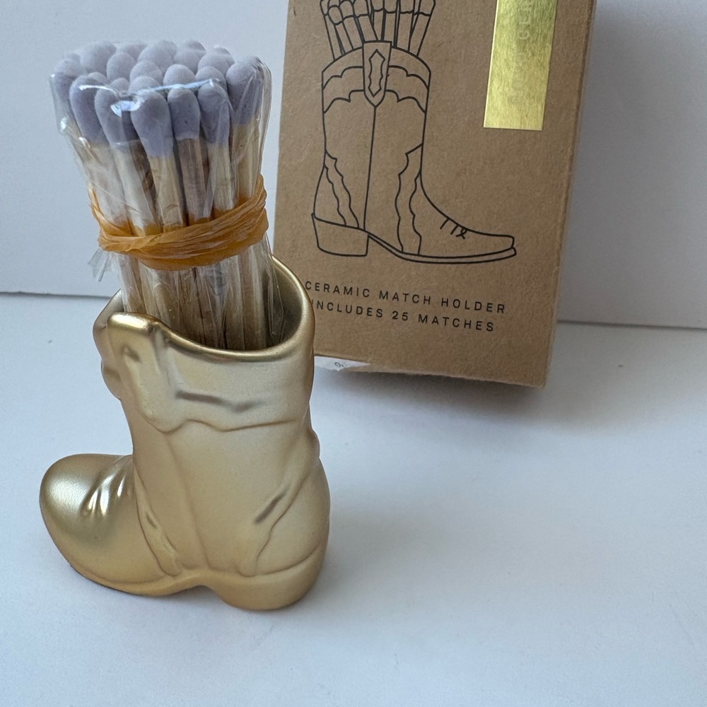 NWT Paddywax Cowboy Boot Match Holder - Picture 7 of 11